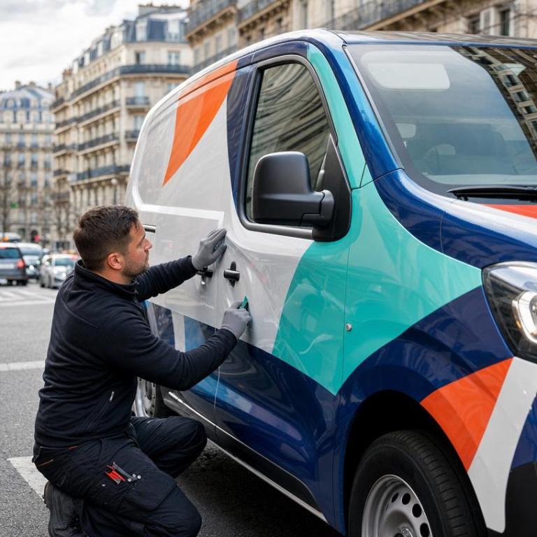 À Paris, quel marquage pour habiller vos véhicules d'entreprise ?